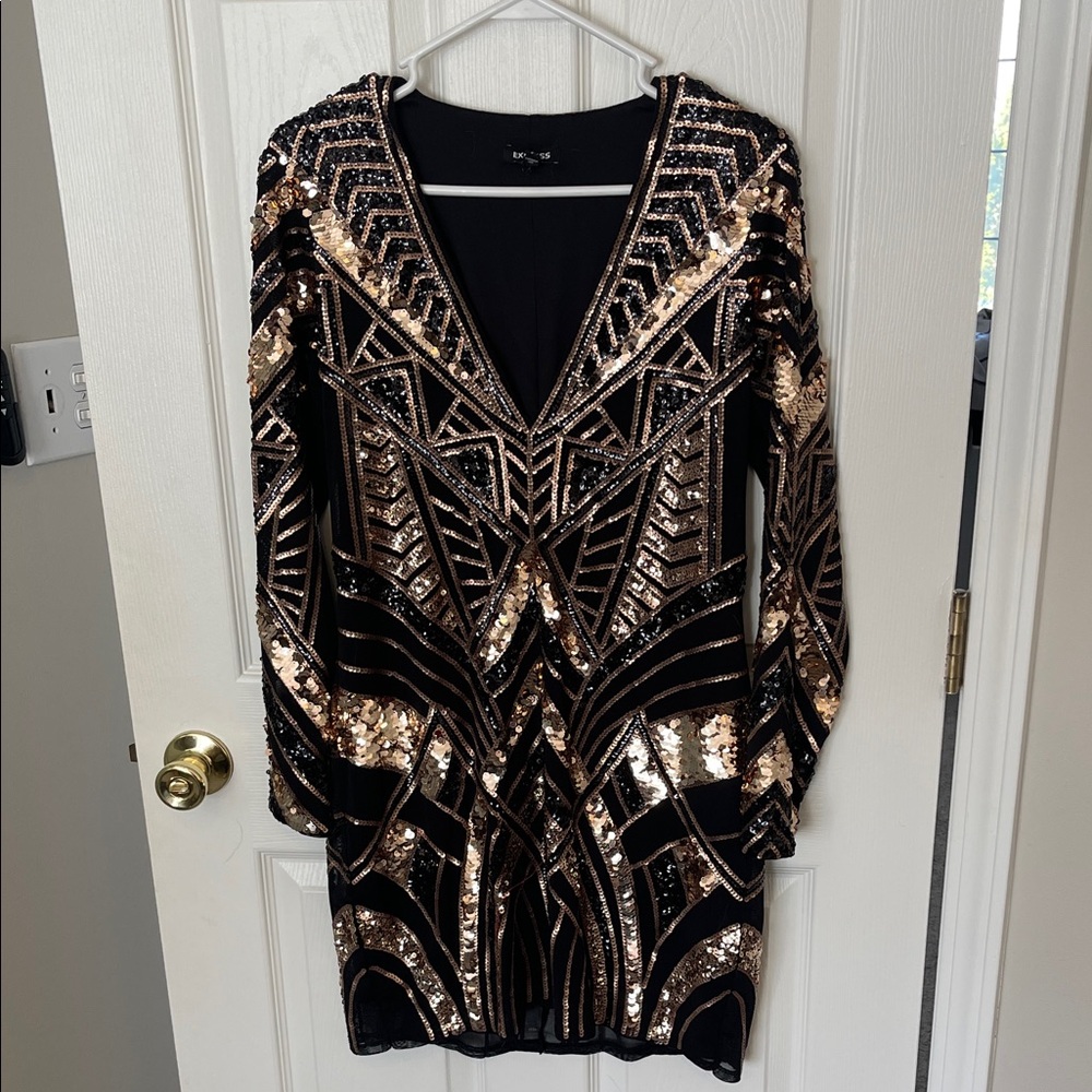 Express Elegant Black Dress
